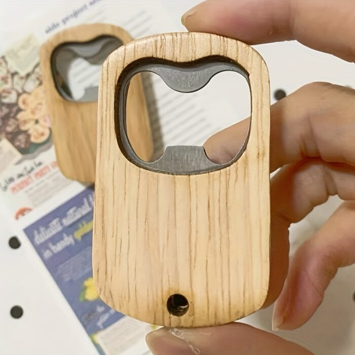 Wooden Keyring Bottle Opener - Image 5