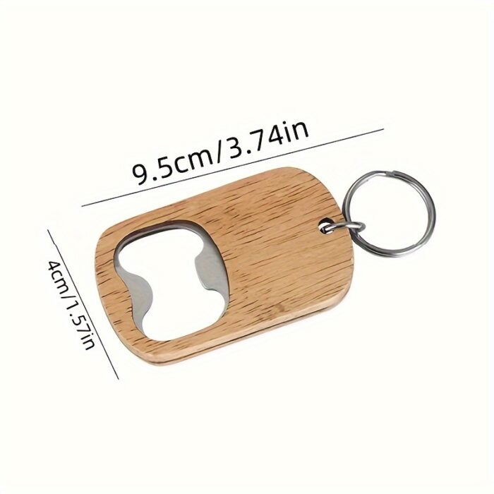 Wooden Keyring Bottle Opener - Image 2