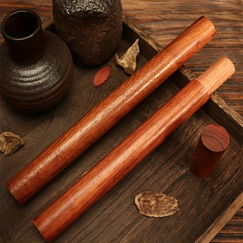 Vintage Wooden Incense Holder with Lid