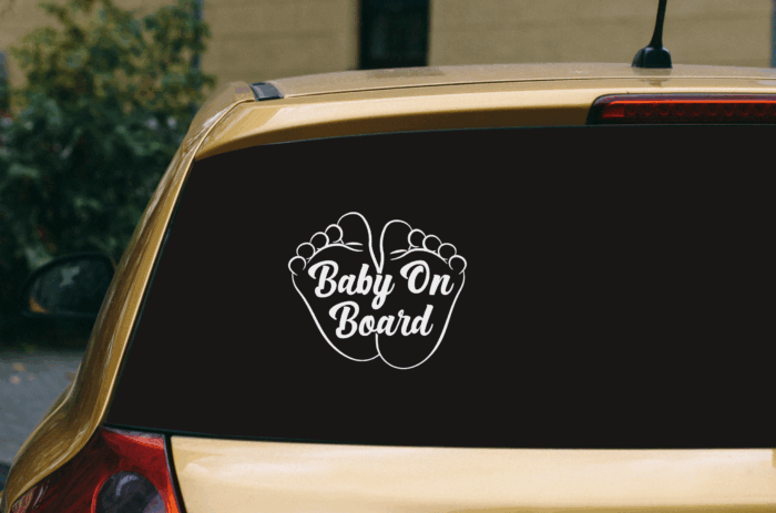 Car Rear window Decal Permanent Vinyl - Unleash Your Ride's Style
